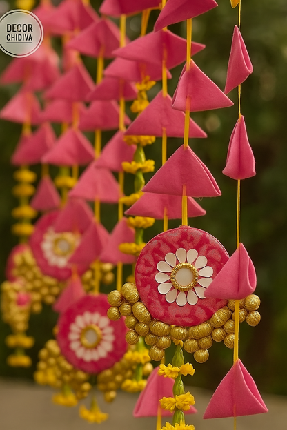 Rang birangi - Various color - hangings set of 6 pieces- wall hanging
