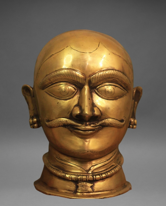 Brass Shiva Mukhlingam Face
