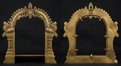 Antique Hand-Carved Anapakshi Prabhavalli (Brass)