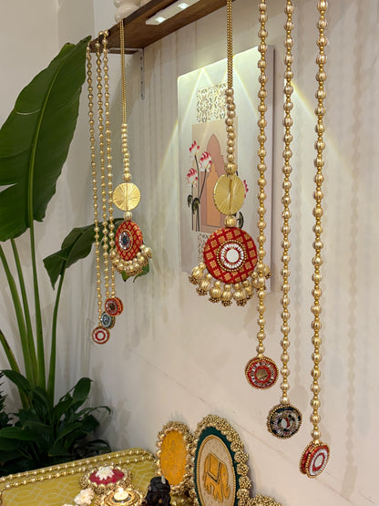 Decorthecorner x Decorchidiya – Full Mandir Decor Set (24 pcs, Mandir not included)