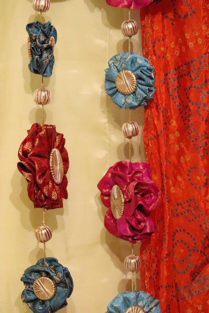 Phoolwari Colorful Hanging Pack – Ethnic Wall & Backdrop Decoration for Celebrations