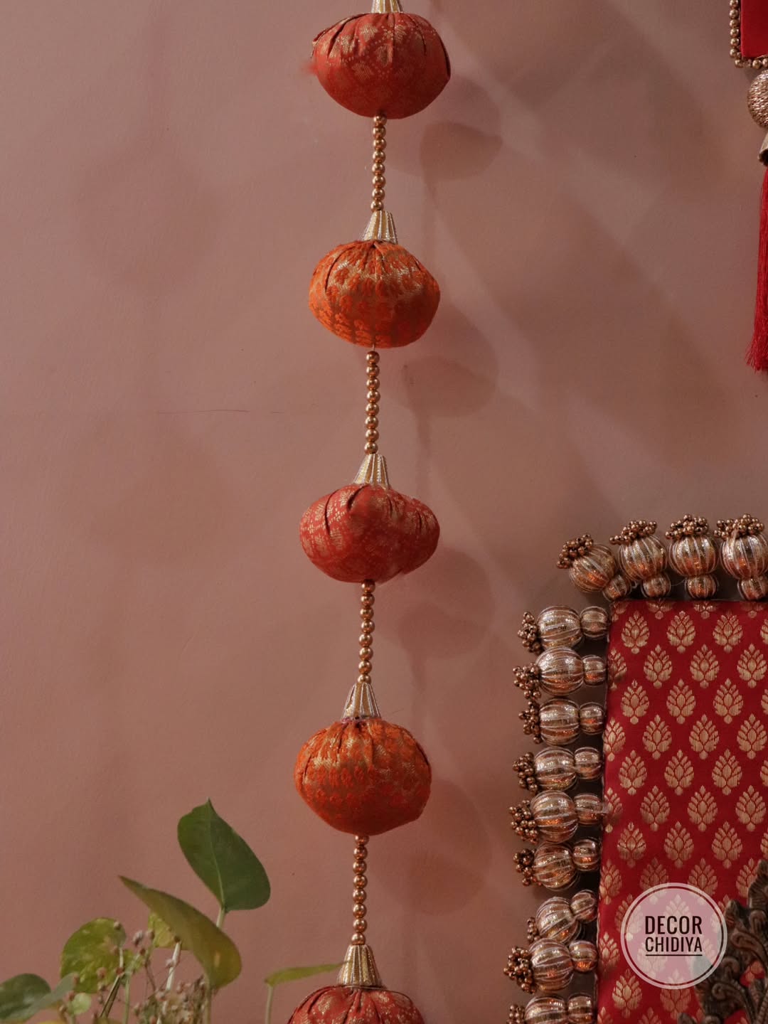 Shubhrangi – Pooja Mandap decor in banarasi  for Navratri & Diwali