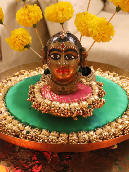 Gauri Mukh Decor | Traditional Pooja & Temple Décor