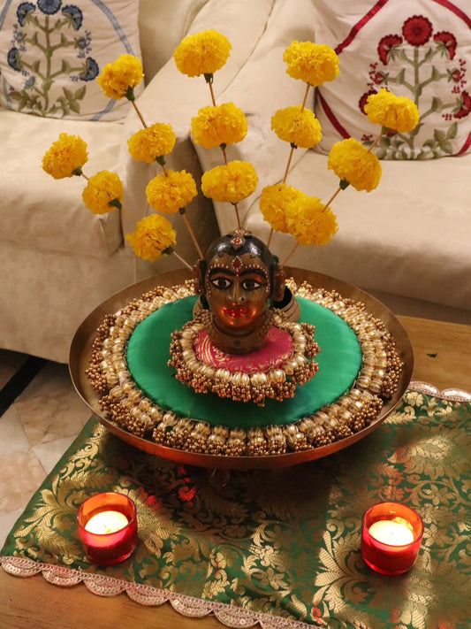 Gauri Mukh Decor | Traditional Pooja & Temple Décor