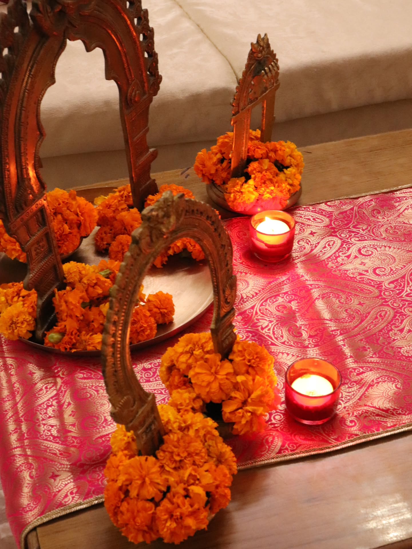 Kirtimukha & Naag Prabhavalli | Traditional Temple Décor