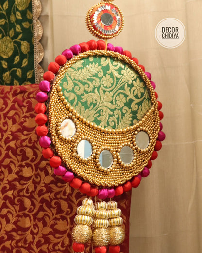 Rajwada Theme Pooja Decor Set | Ganpati, Janmashtami & Festive Mandir Decoration at Home (Copy)