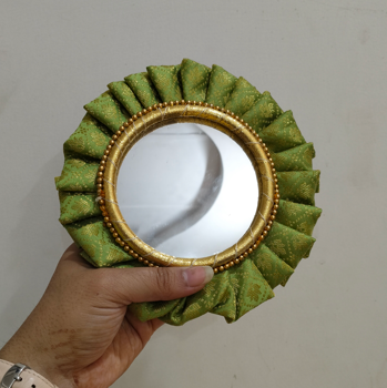Frill mirror reversible placemat - LIMITED EDITION - 4 inches round