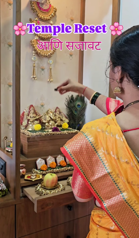 Rknest x Decorchidiya – Full Mandir Decor Set (13 pcs, Mandir not included)