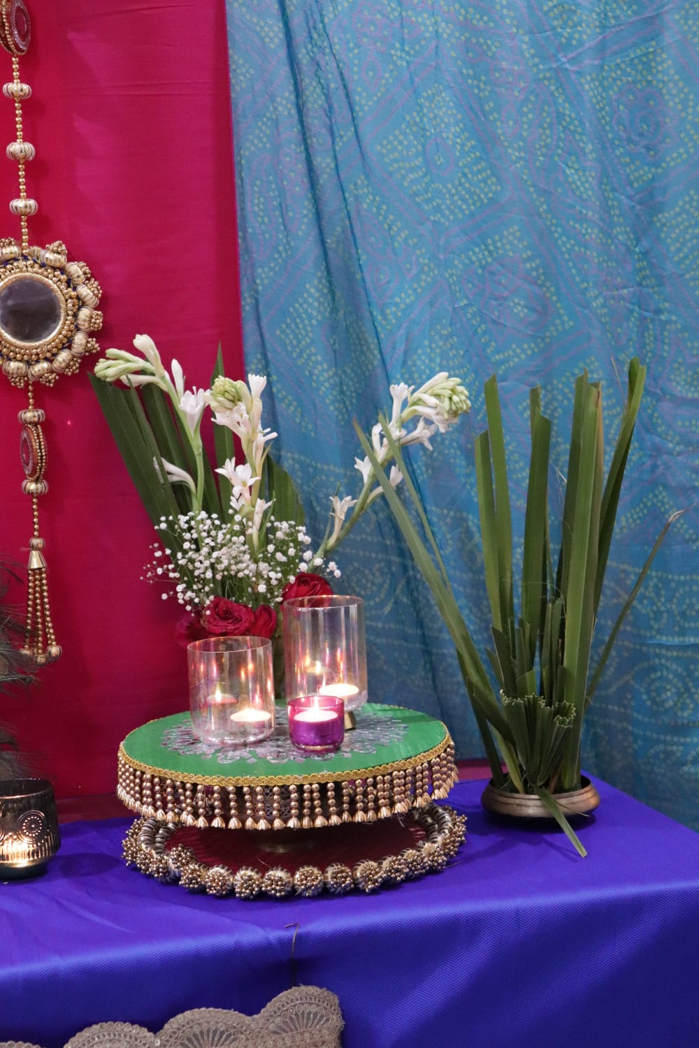 Morni Thangat Kare – Peacock Theme Temple Decor Set