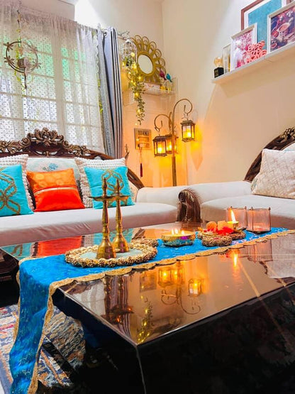 Blue Bliss Coffee Table Decor Set – 3 Pc | Decor_by_dimpykaur x Decor Chidiya