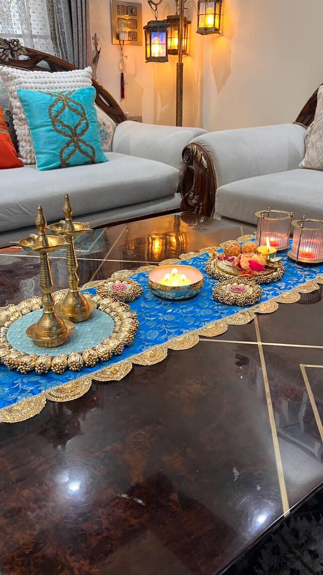 Blue Bliss Coffee Table Decor Set – 3 Pc | Decor_by_dimpykaur x Decor Chidiya